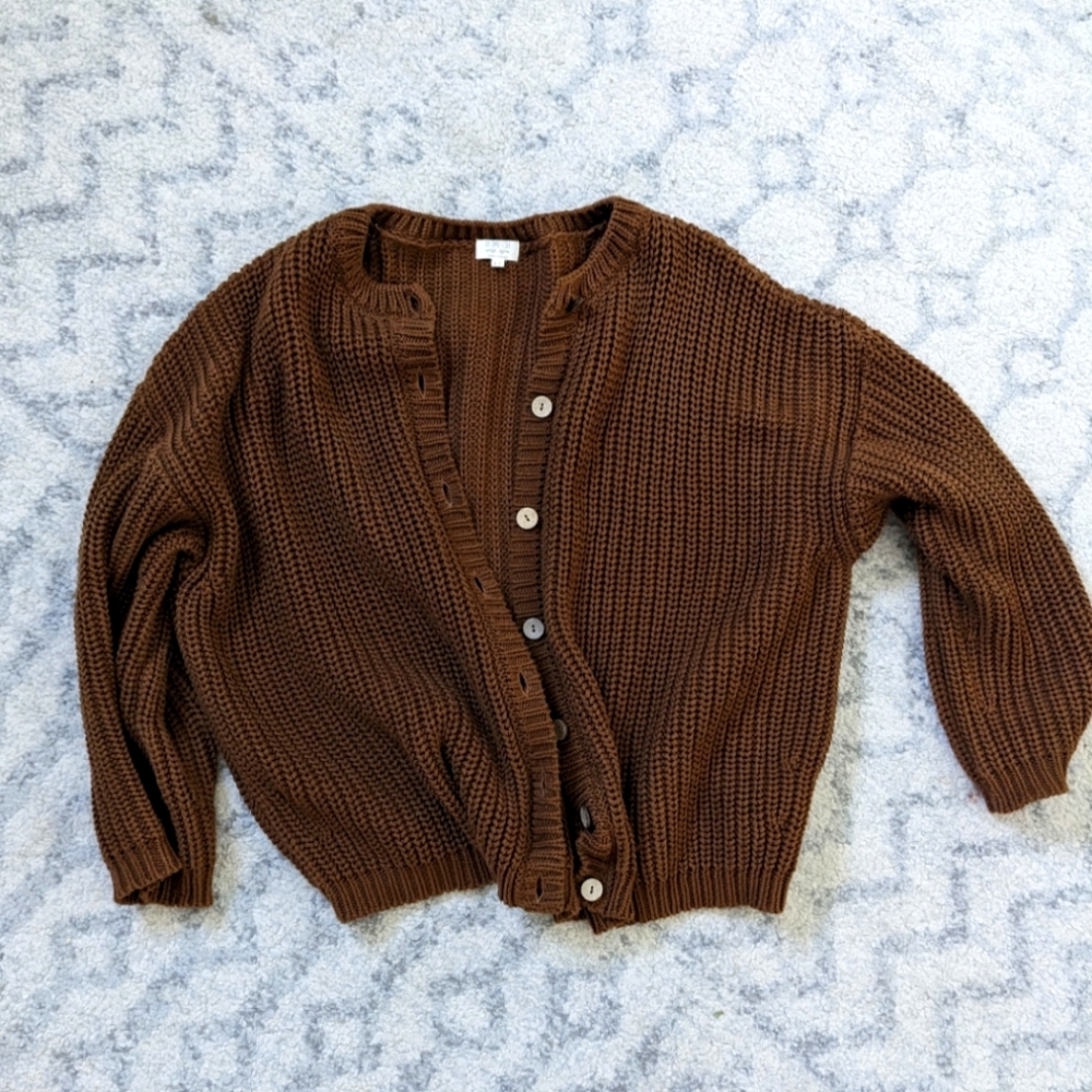 Simple Folk Chunky Cardigan
